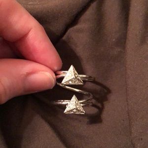 🌟2 for $8 🌟Double Triangle Ring